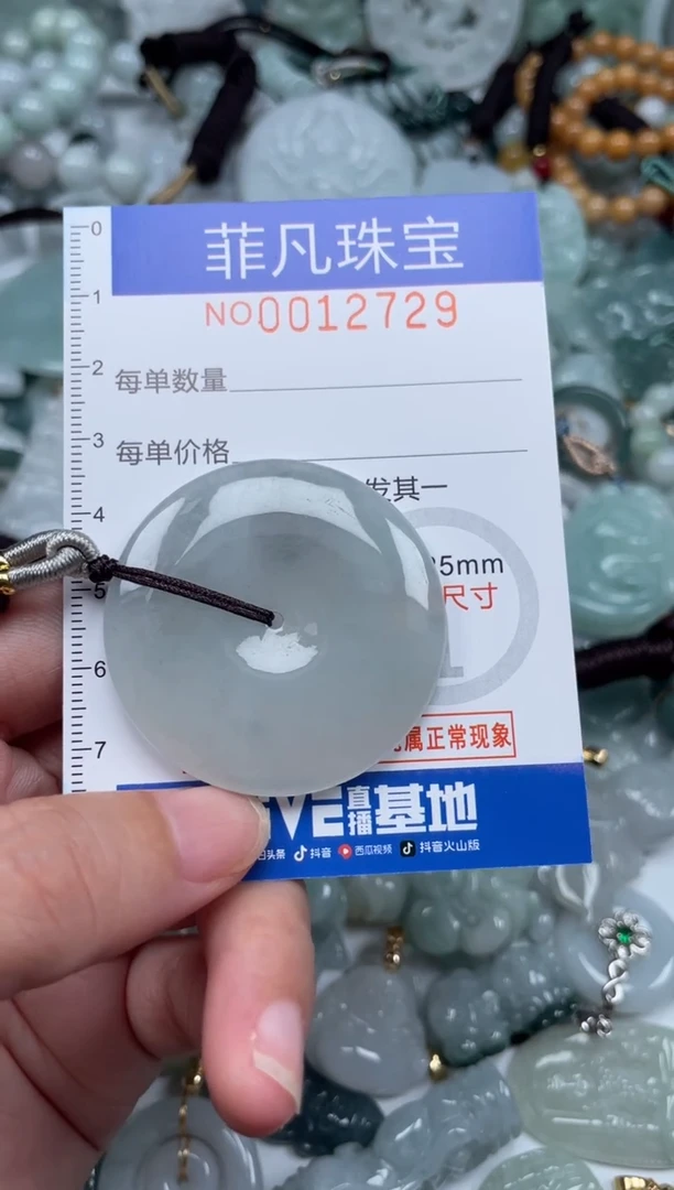 颈饰未镶嵌翡翠12729