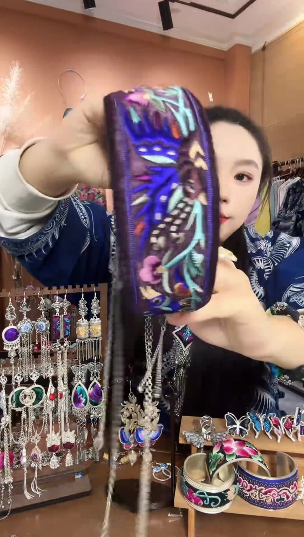 刺绣纯手工民族风发箍