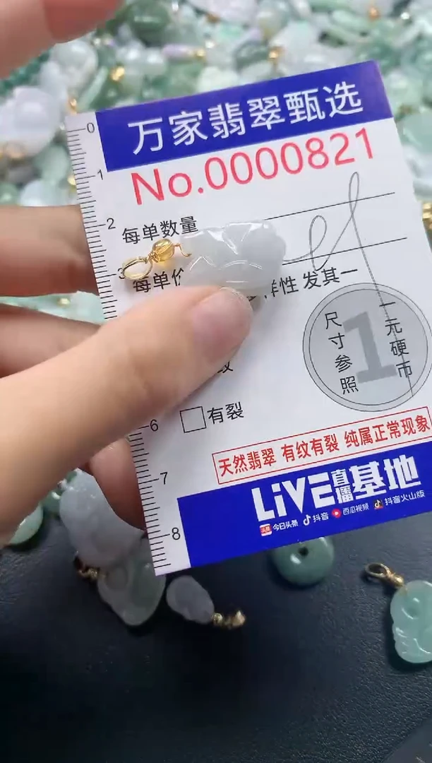 吊坠(不含链)未镶嵌翡翠0821