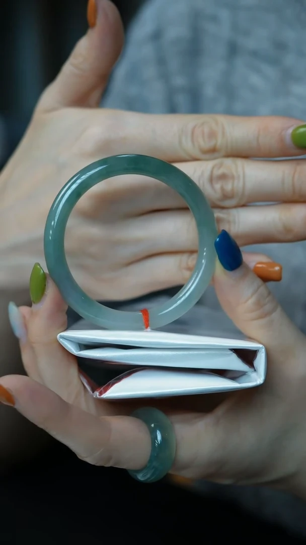 未镶嵌手镯翡翠3-53#圆条/姿/3