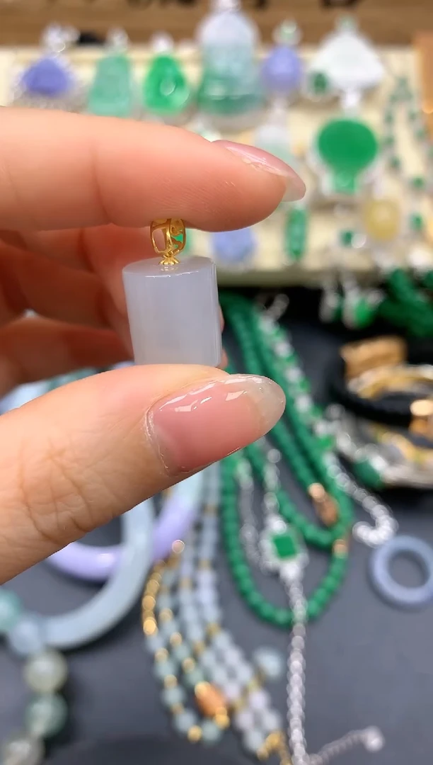 【闪购商品】翡翠颈饰18K金镶嵌139-中国好珍宝