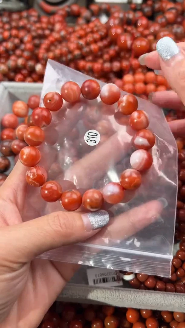 未镶嵌手串南红玛瑙12+