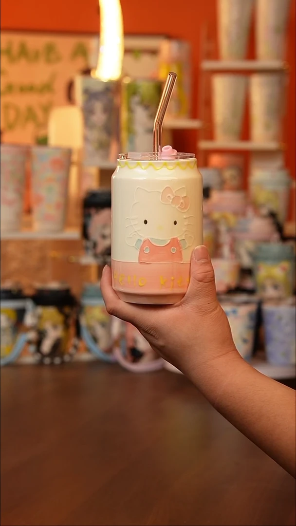 景德镇手工手绘文创陶瓷杯