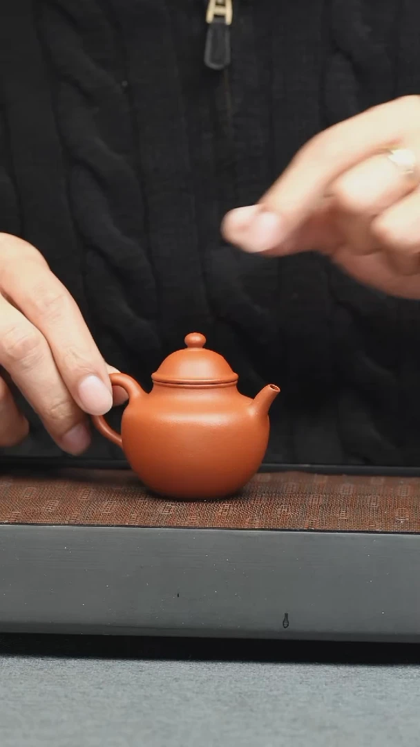 【闪购商品】紫砂茶壶五堂 秋水-朱泥