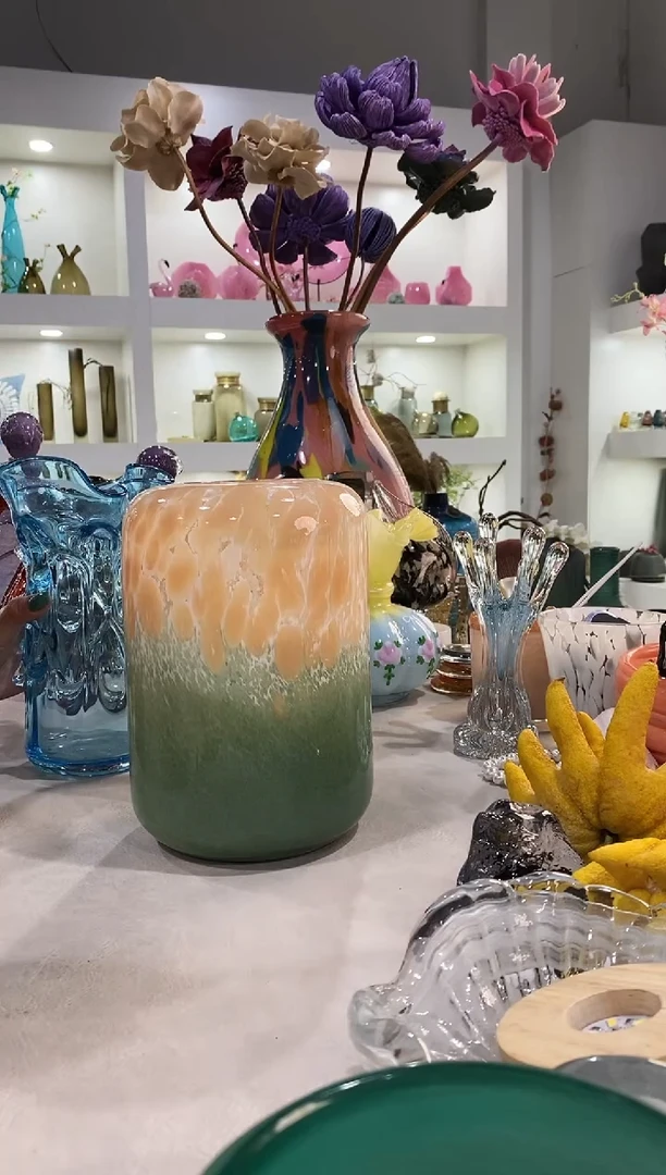 慕忆家手作琉璃花瓶