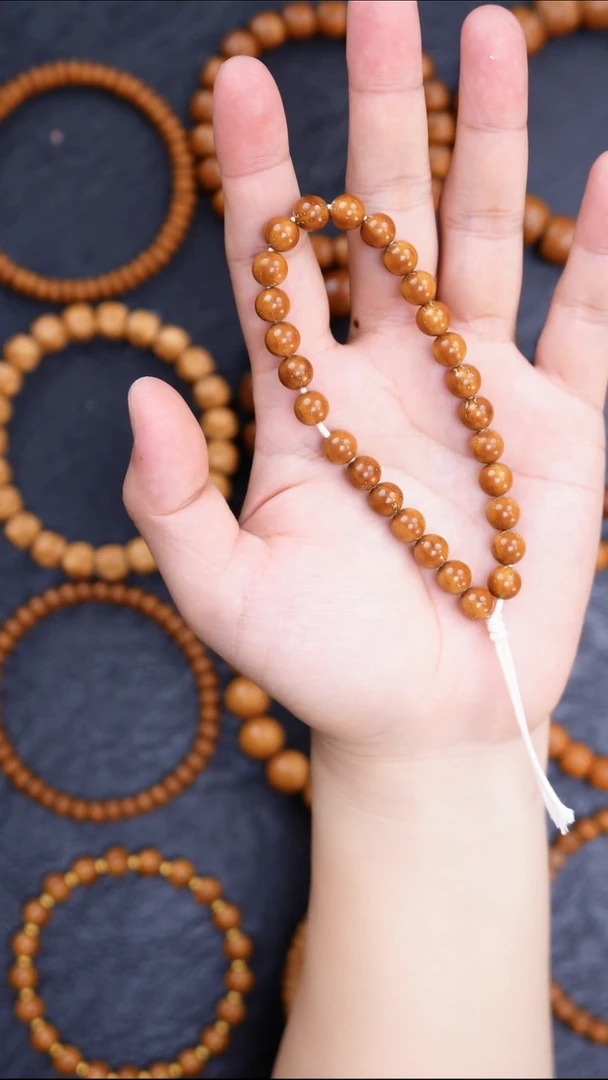 手串紫金鼠8.8mm实心圆珠手持