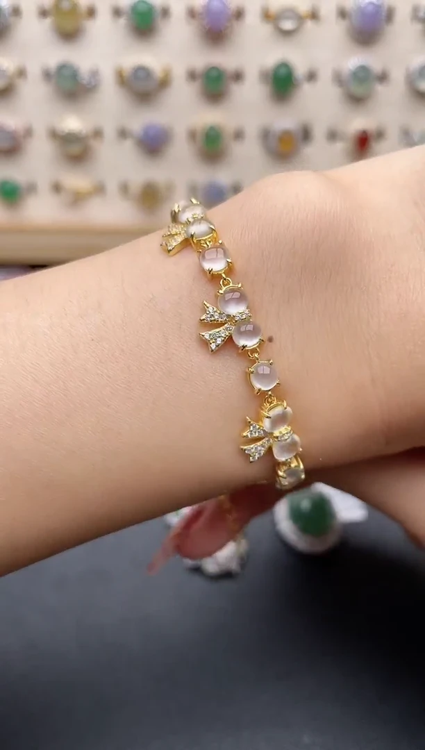 【闪购商品】翡翠戒指银S925镶嵌一物一证一礼盒