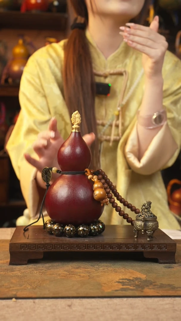 643大漆葫芦一物一拍记葫堂出品不带手串