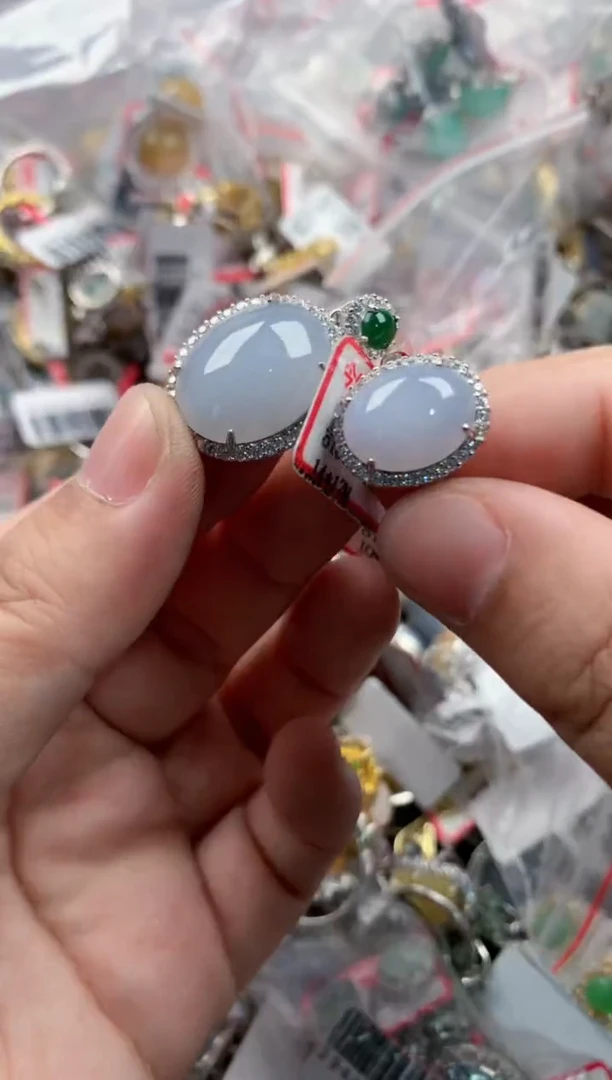 银S925镶嵌戒指翡翠777    10