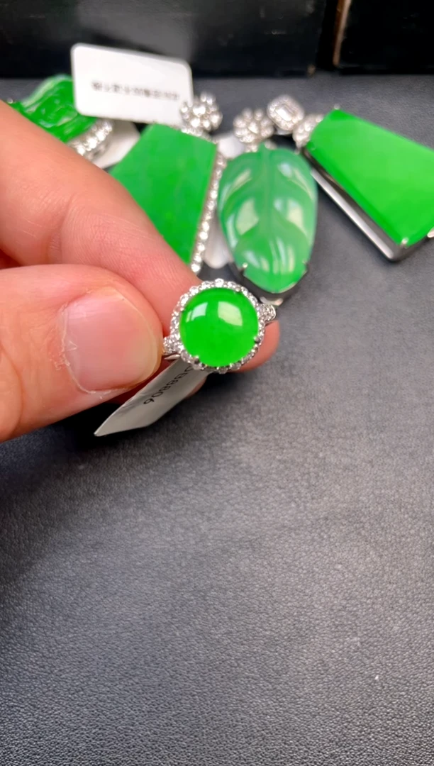 吊坠(不含链)银S925镶嵌翡翠dz