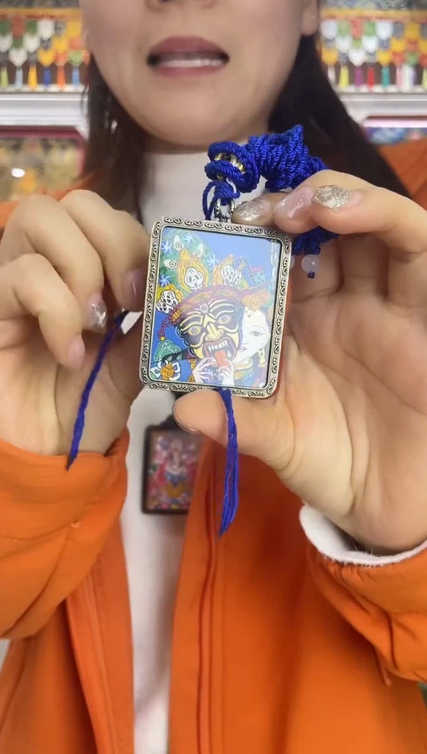 吊坠纯手绘唐卡（非质量问题不退不换）扎基