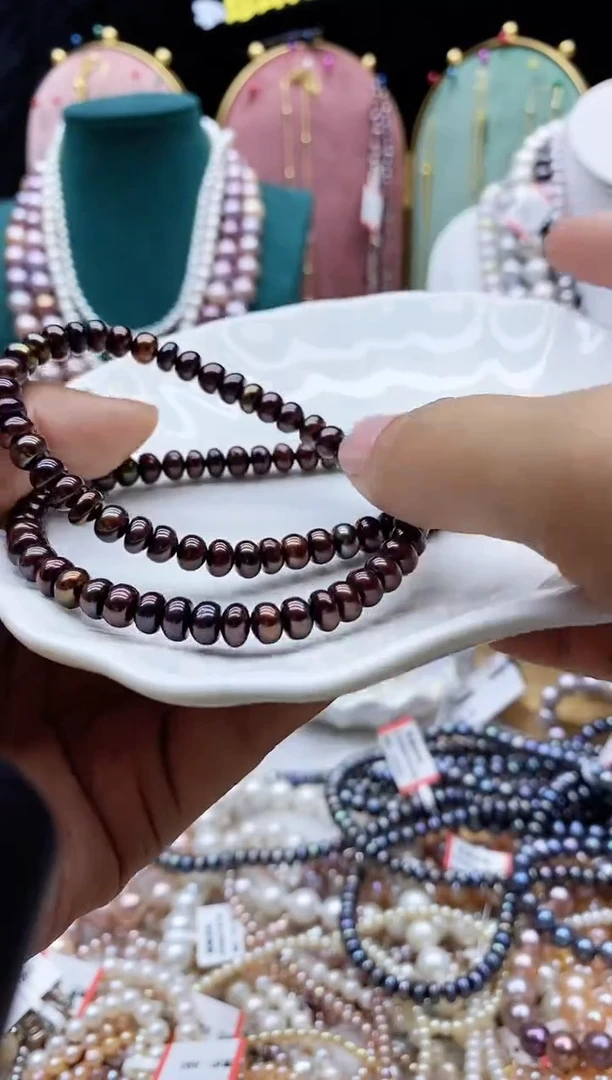 淡水珍珠未镶嵌项链珍珠项链