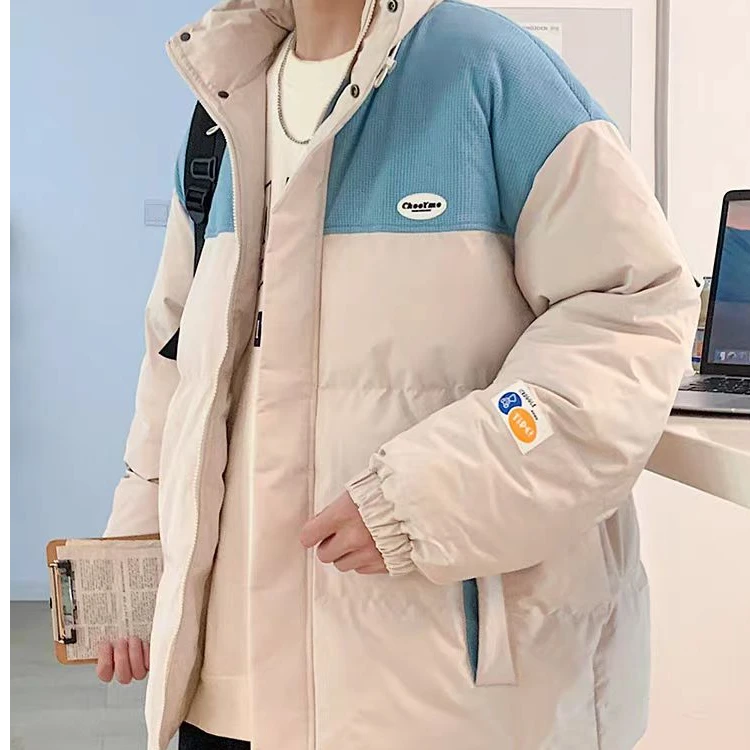 港风立领男士加厚棉服不挑色不挑款