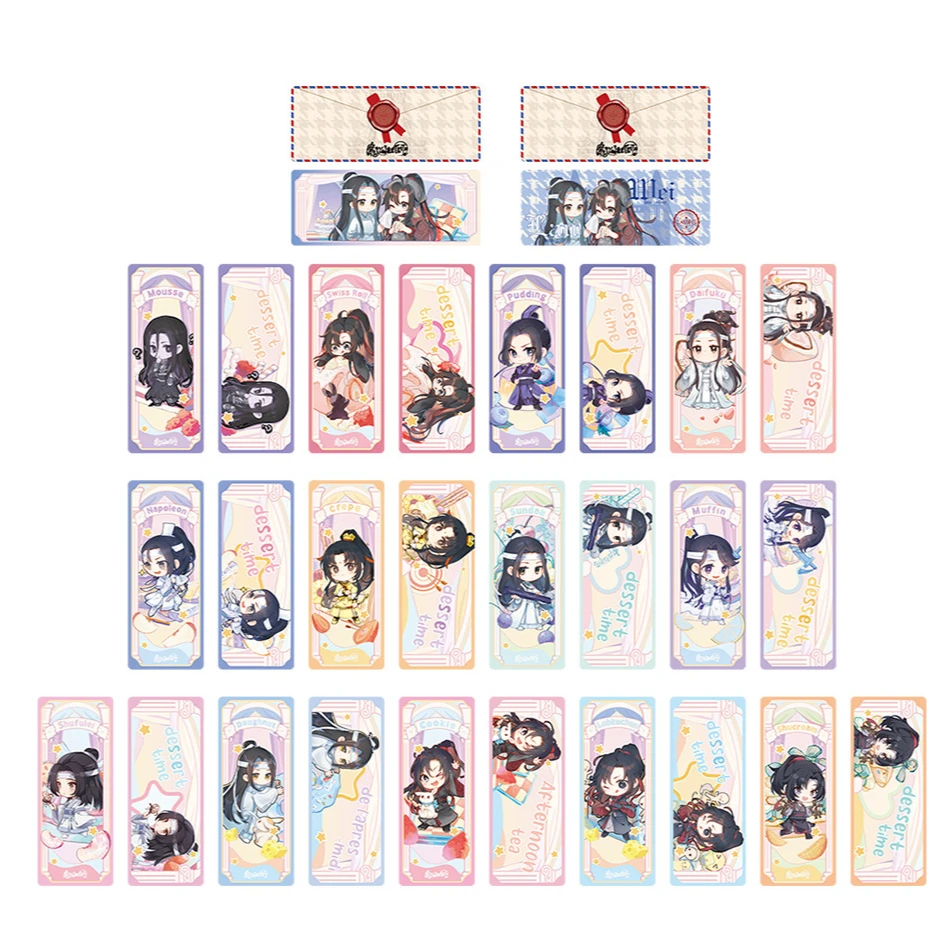 【拆盒】（新春蛇年限定叠叠魔法）魔道祖师甜点系列徽章盲盒