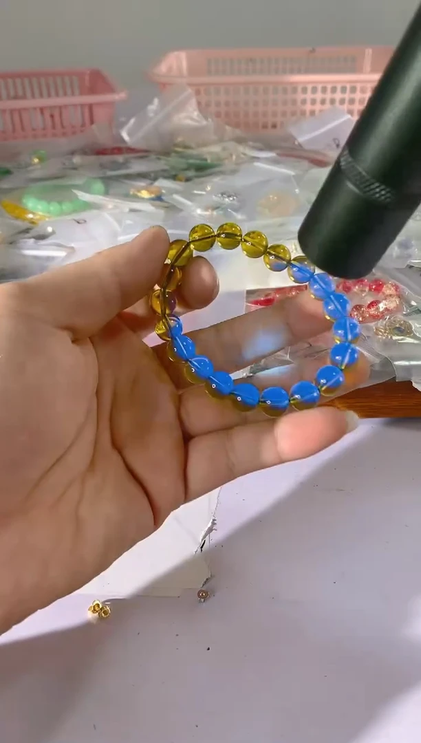 【闪购商品】水晶颈饰银S925镶嵌253红宝，蓝宝，多样性发一件赠链1