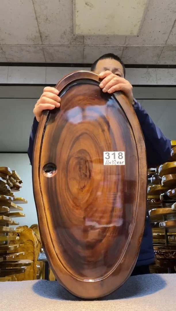 实木原木茶盘 一物一拍(不含配件）