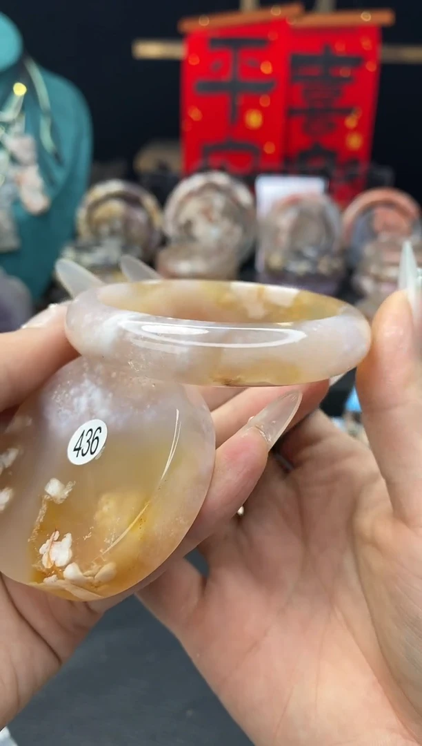 【闪购商品】石英质玉手镯（圆镯）未镶嵌55.9