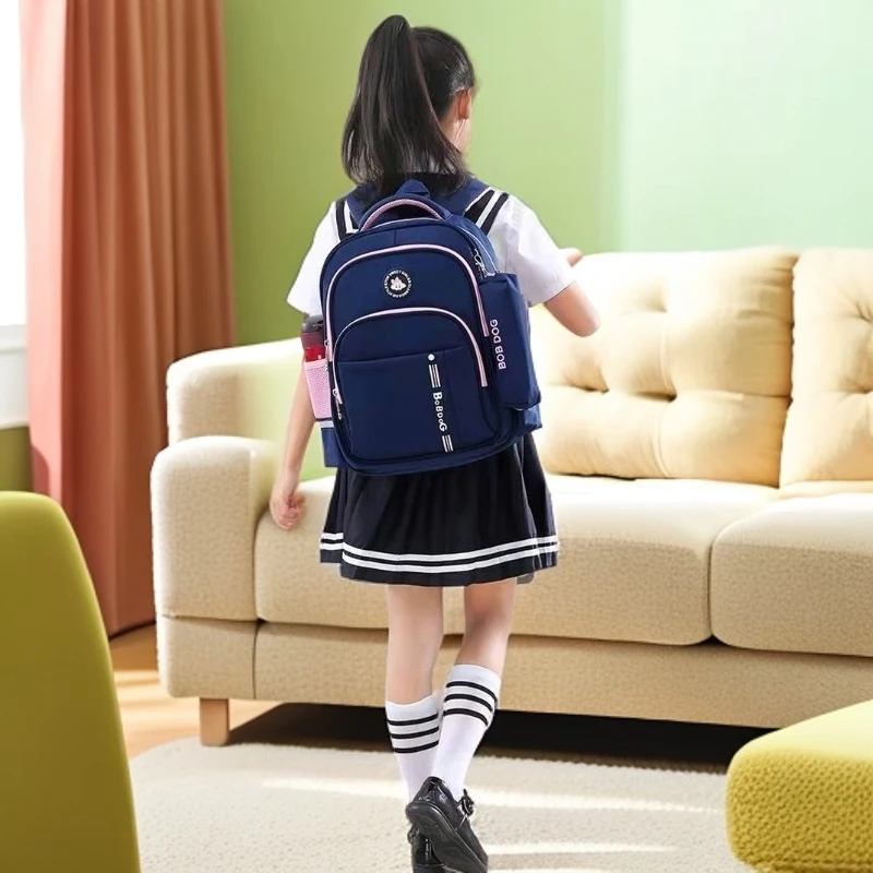巴布豆小学生专用书包英伦风高颜值男女生123-46年级时尚双肩背包