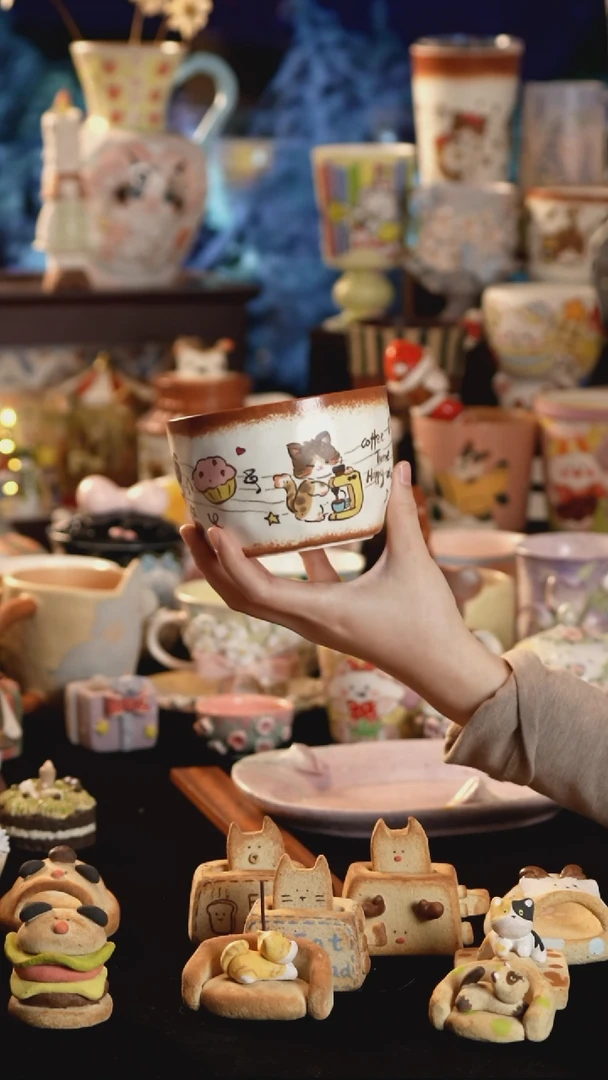 其他陶景德镇釉下彩手绘设计师款陶瓷