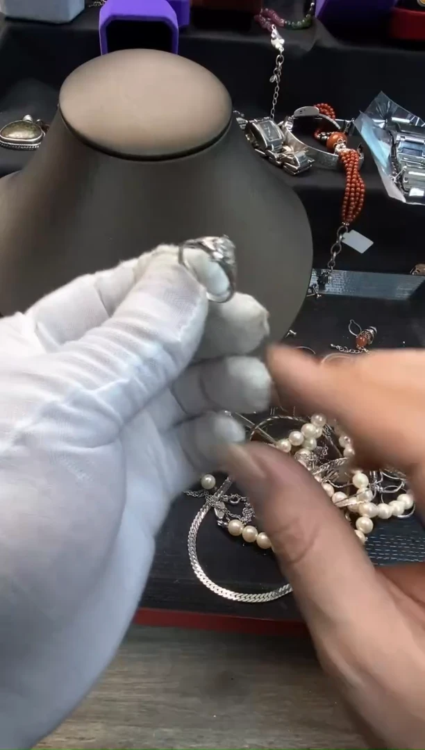 珐琅铁合金锐锐中古首饰默认微瑕编号13