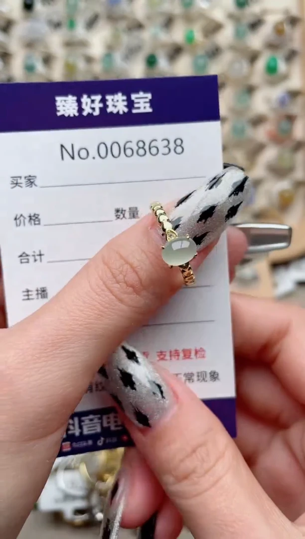 【闪购商品】翡翠戒指银S925镶嵌..........