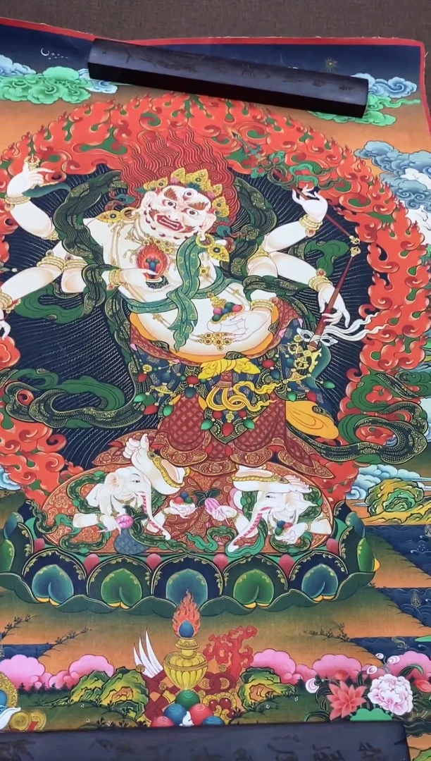 卷轴画精品挂饰 唐卡tk16038