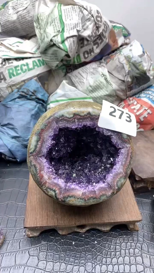 【闪购商品】紫晶1未镶嵌273号钱袋子