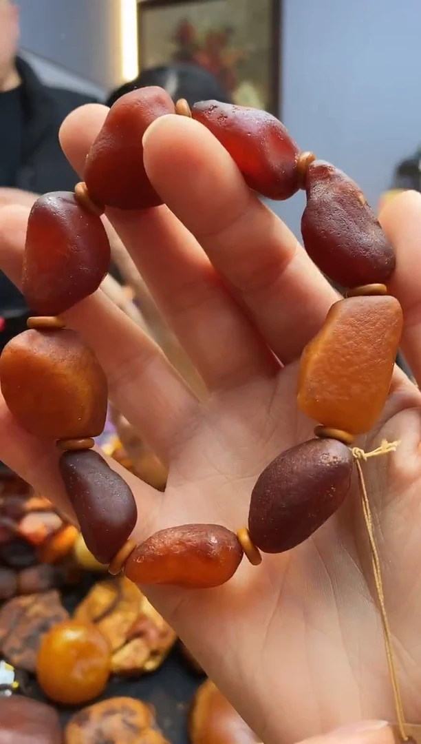 手链琥珀未镶嵌手串