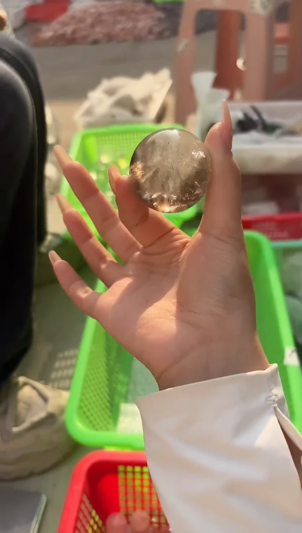 摆件未镶嵌水晶茶水晶球 101