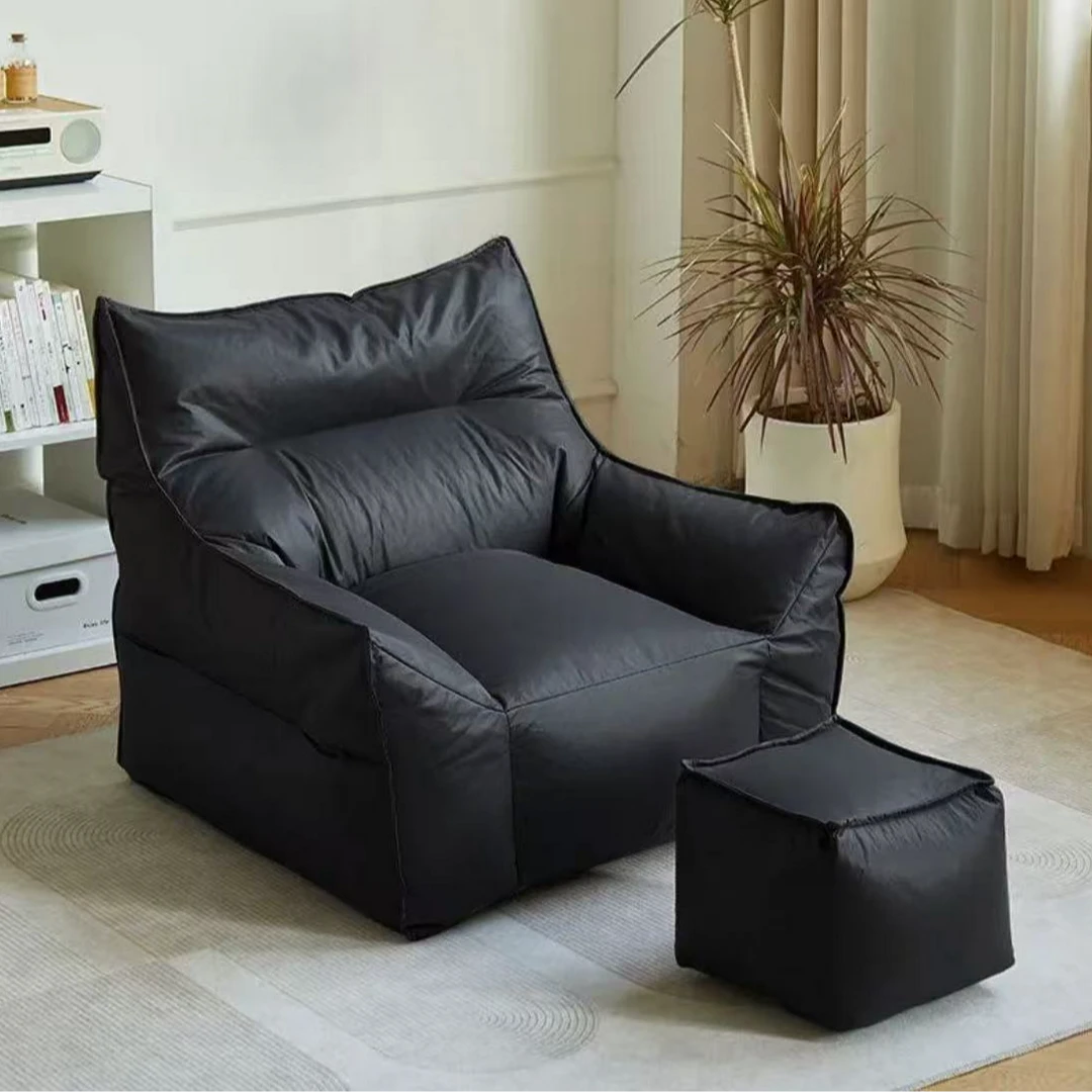 【小恶魔】休闲风奶油风纯色简约风懒人沙发客厅简约极简阳台