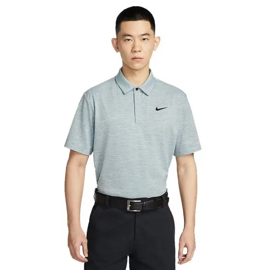 NIKE耐克男子针织有领短T恤FZ7476-395