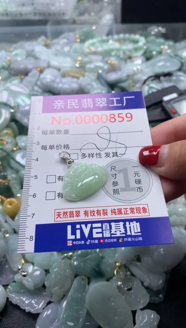 吊坠(不含链)未镶嵌翡翠859