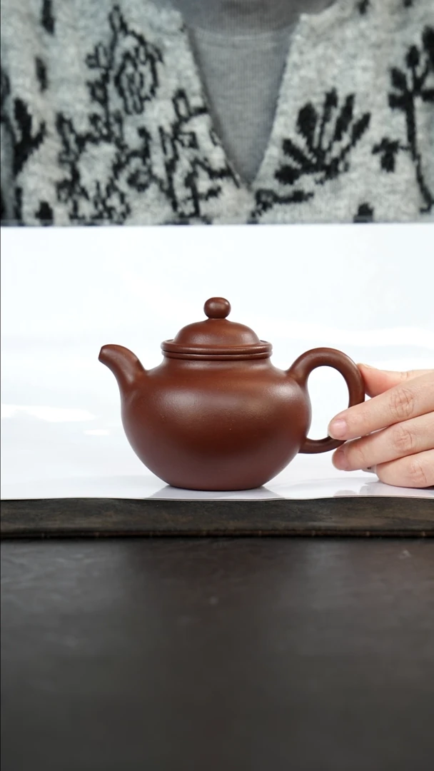 茶壶紫砂底槽青掇球300cc