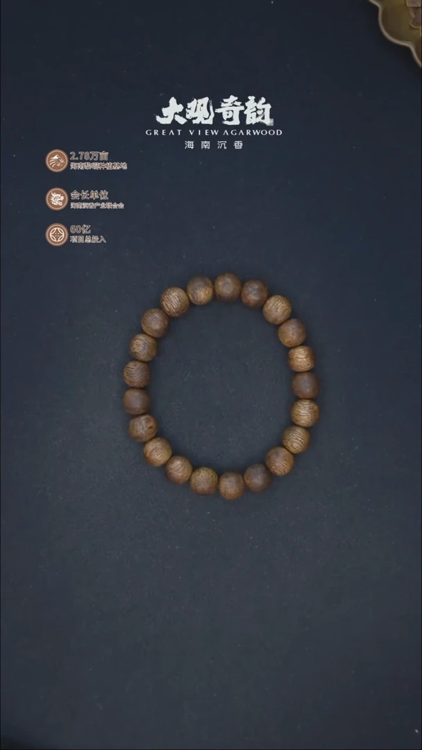 沉香手串掌中春4克多样性发一条