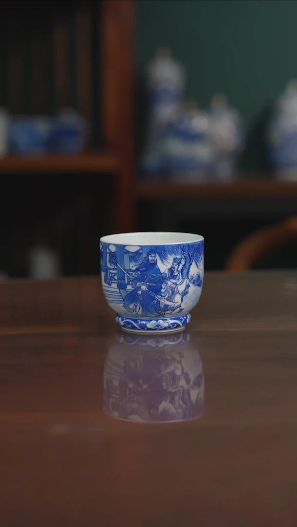 沈燕鸿老师作品 非遗传承人 单刀赴会