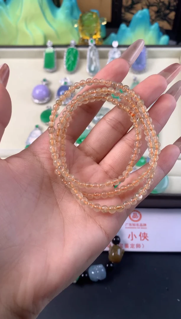未镶嵌手串水晶手串
