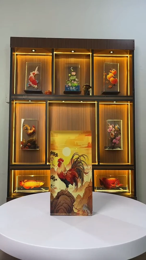 人造水晶金*磕碰瑕疵品20/10/4金鸡
