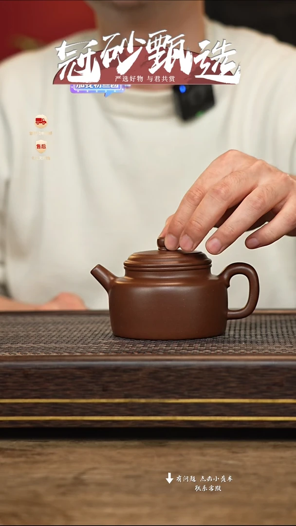 【闪购商品】紫砂茶壶冠砂甄选69