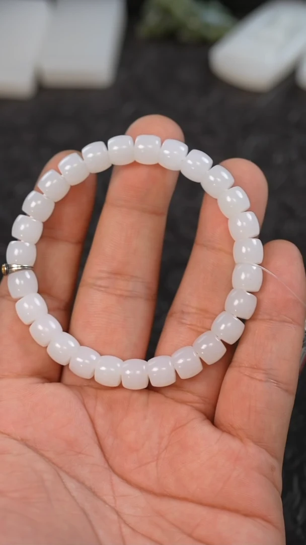 未镶嵌手串和田玉多样性发一件THTY6036