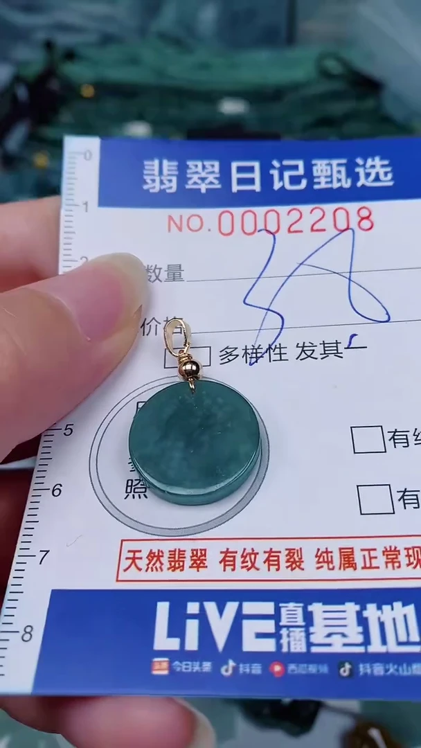 翡翠未镶嵌颈饰00002208