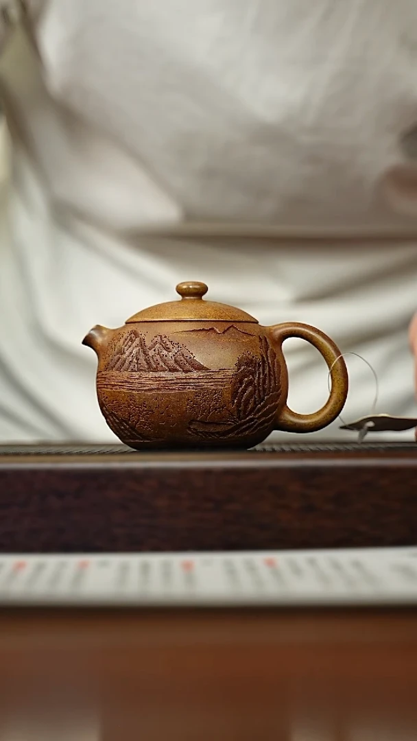 茶壶紫砂宜兴原矿 手工 紫砂壶容量220CC