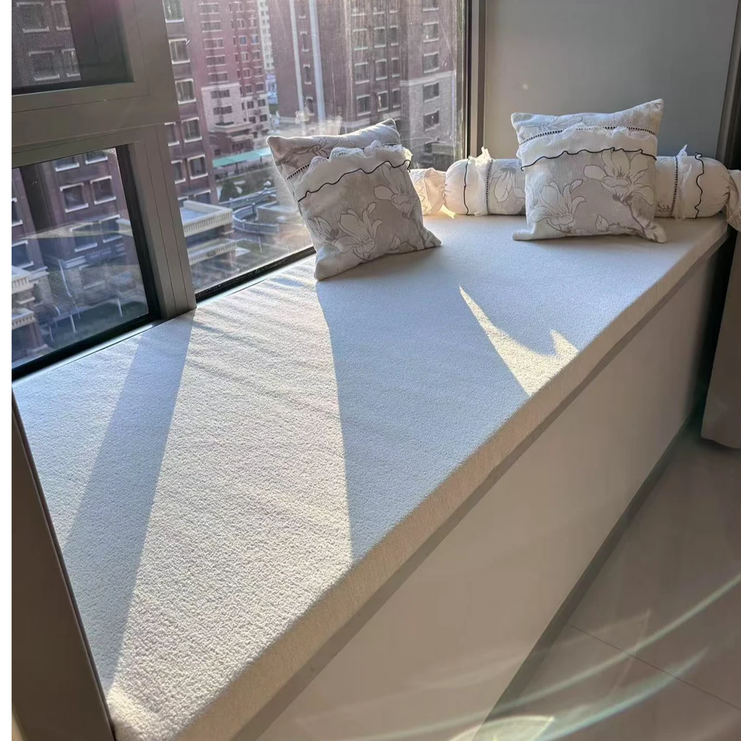 高克重拉力绒飘窗垫异形可定制【依依家纺】定制尺寸不退换