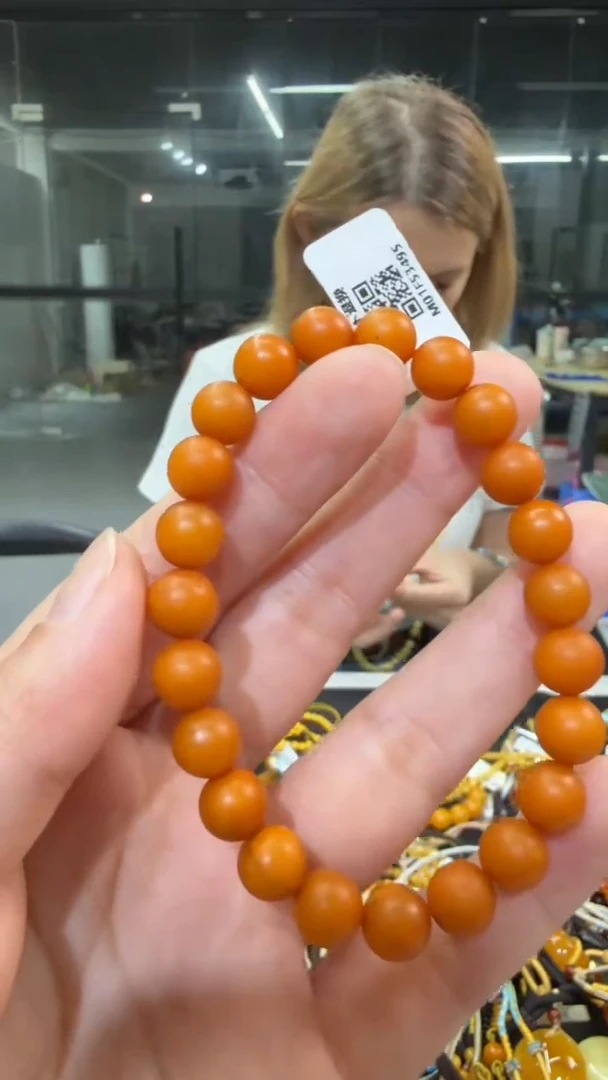 手链琥珀未镶嵌假一罚三