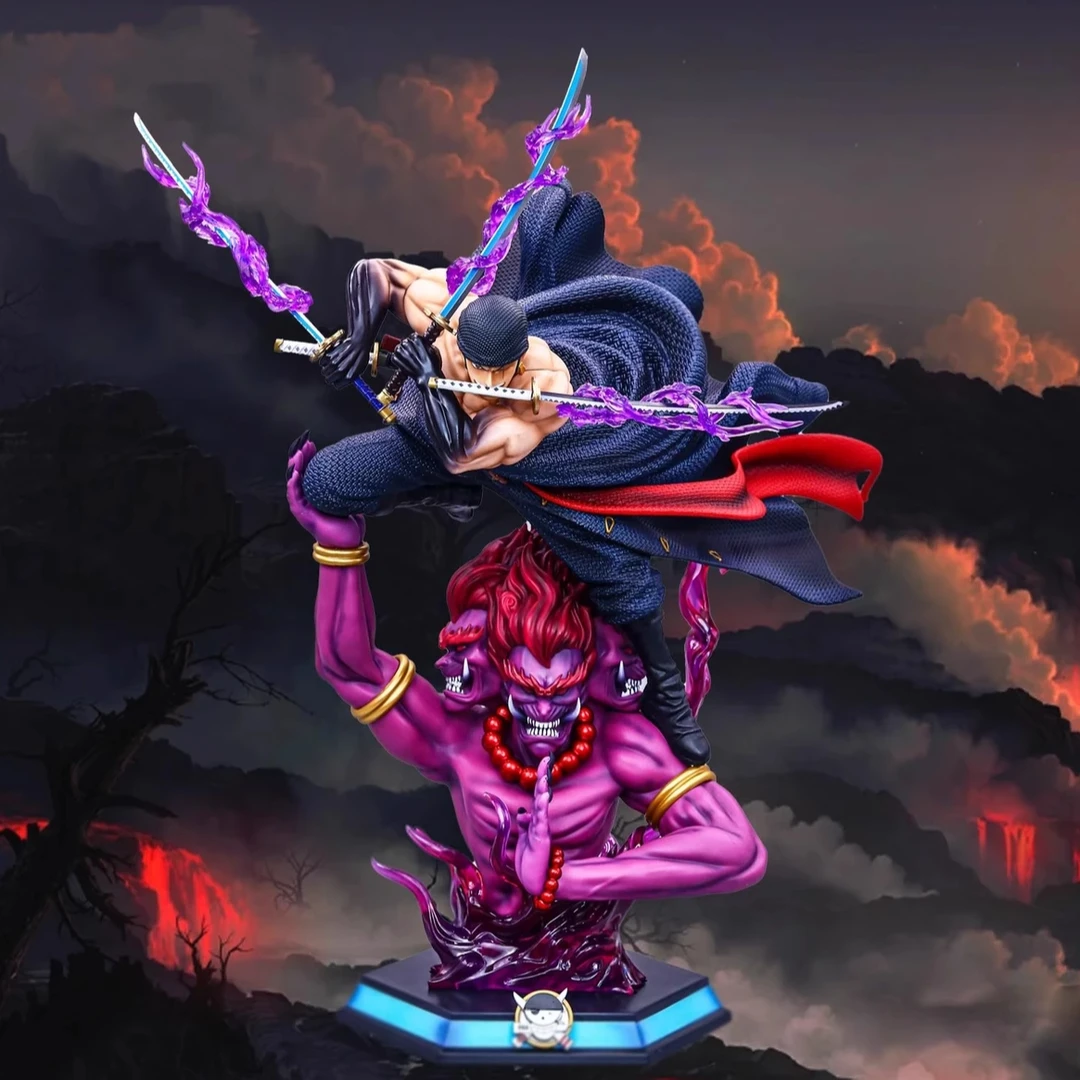 海贼王GK炼狱阿修罗索隆手办模型摆件动漫雕像送男朋友生日礼物