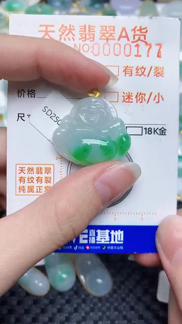 【闪购商品】翡翠颈饰18K金镶嵌21534351