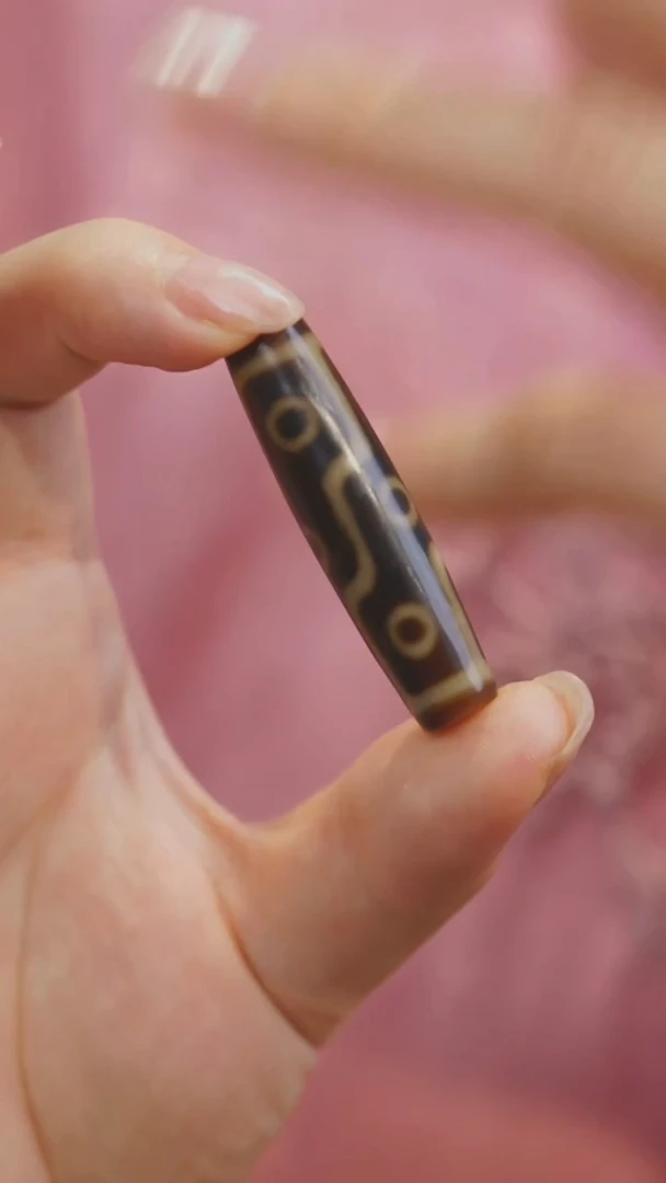 玛瑙/玉髓单珠未镶嵌多样性发其一 9眼