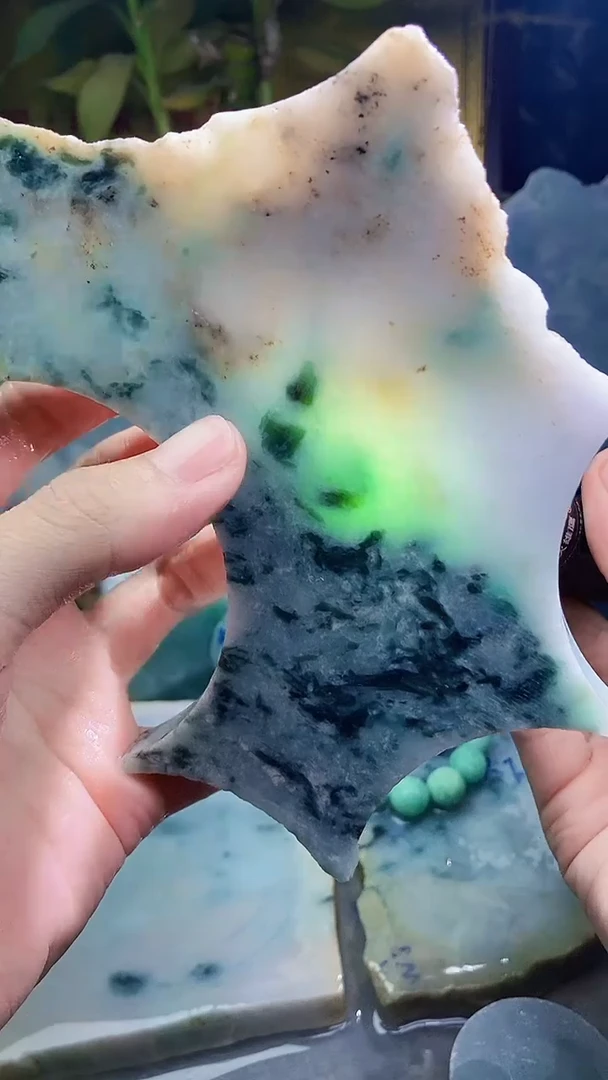 未镶嵌挂件翡翠小雨299