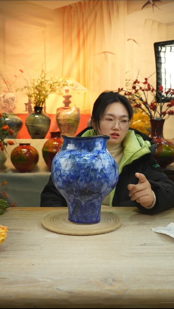 高25口14高温陶瓷花器