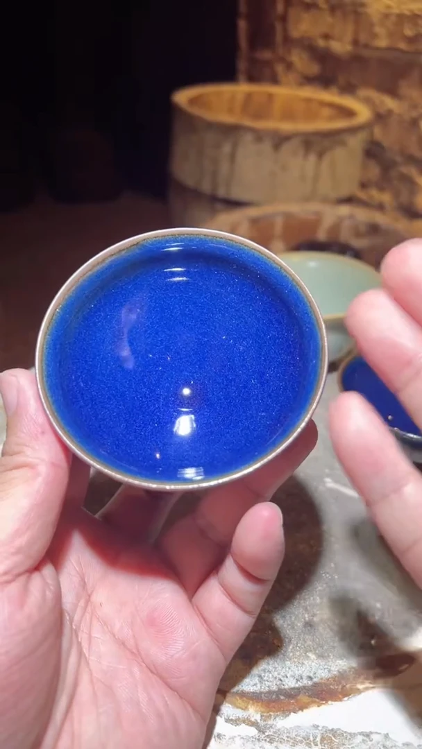 茶盏89柴烧建盏主人杯