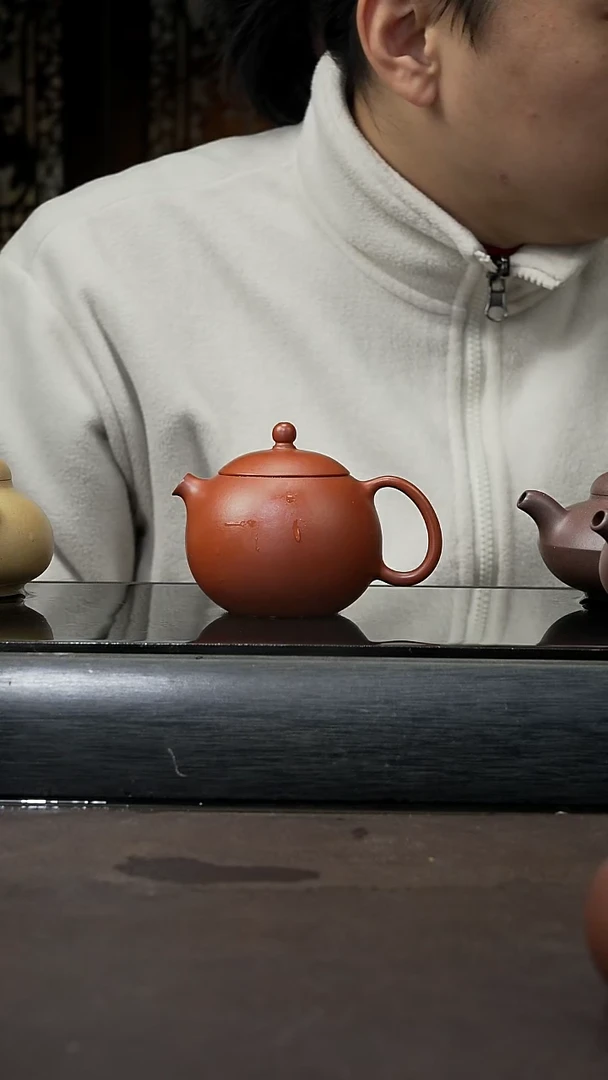【闪购商品】紫砂茶壶梨皮朱泥 西施140cc 065